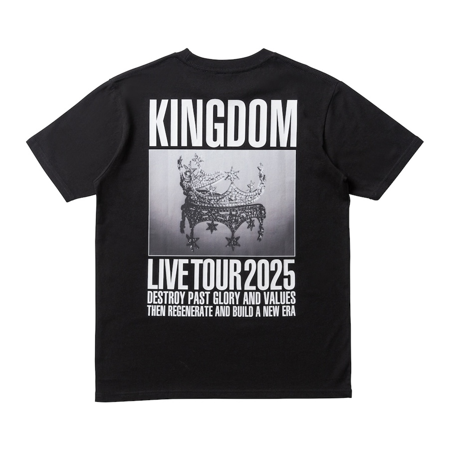 LIVE TOUR 2025 KINGDOM Crown Graphic T-shirt/BLACK 詳細画像 カラー共通 1
