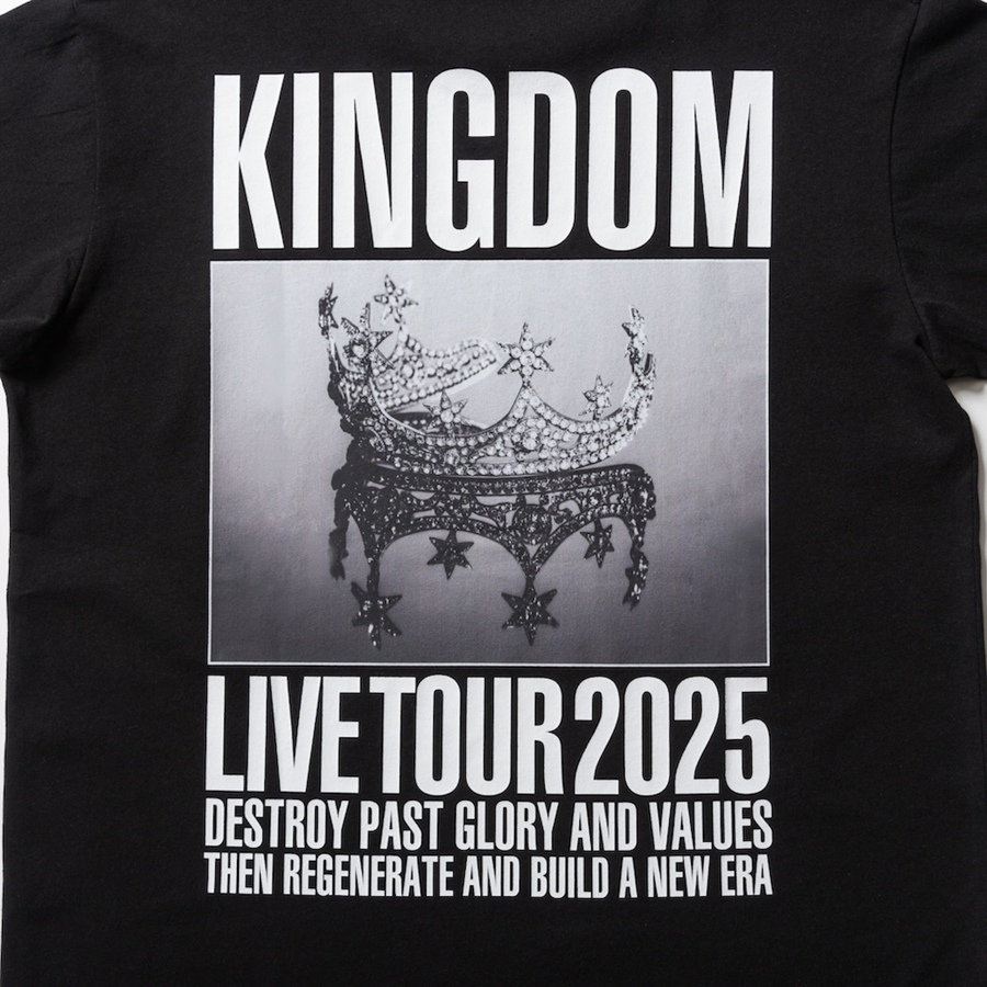 LIVE TOUR 2025 KINGDOM Crown Graphic T-shirt/BLACK 詳細画像 カラー共通 3