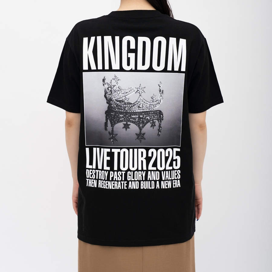 LIVE TOUR 2025 KINGDOM Crown Graphic T-shirt/BLACK 詳細画像 カラー共通 5