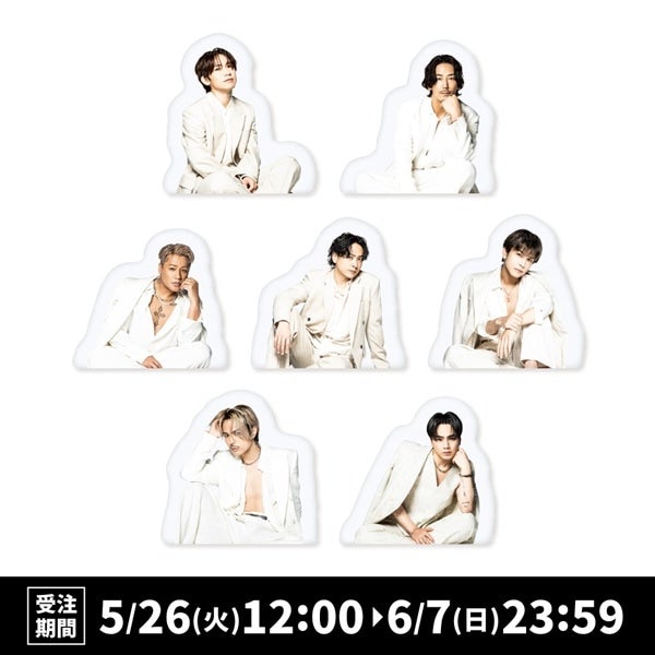 三代目 J SOUL BROTHERS 2026 カレンダー ダイカットクッション
