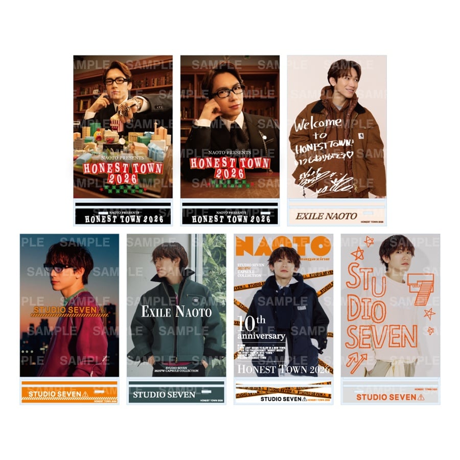 HONEST TOWN アクリルパネル/全7種 詳細画像 カラー共通 1