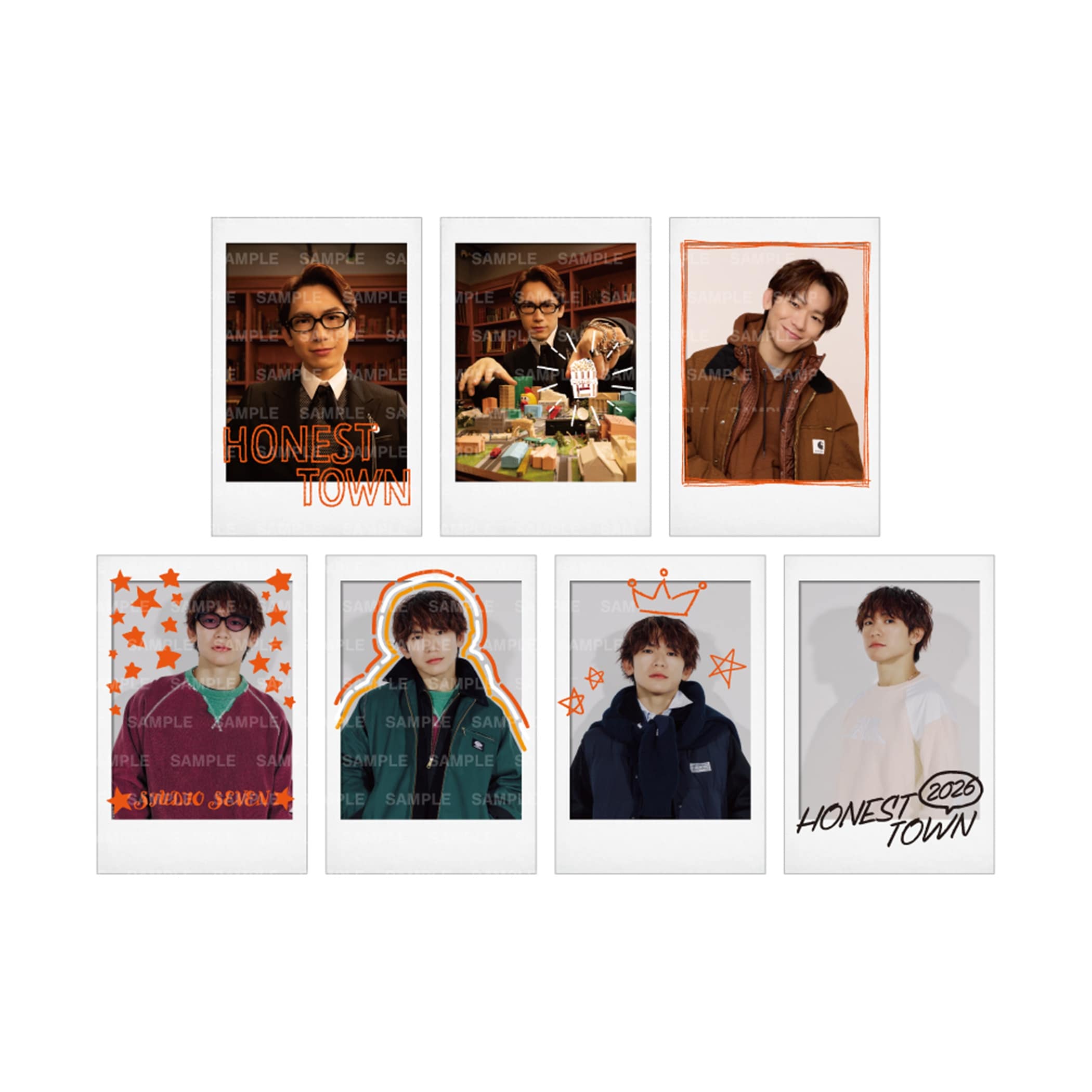 EXILE TRIBE STATION ONLINE STORE｜HONEST TOWN フォトカード/全7種