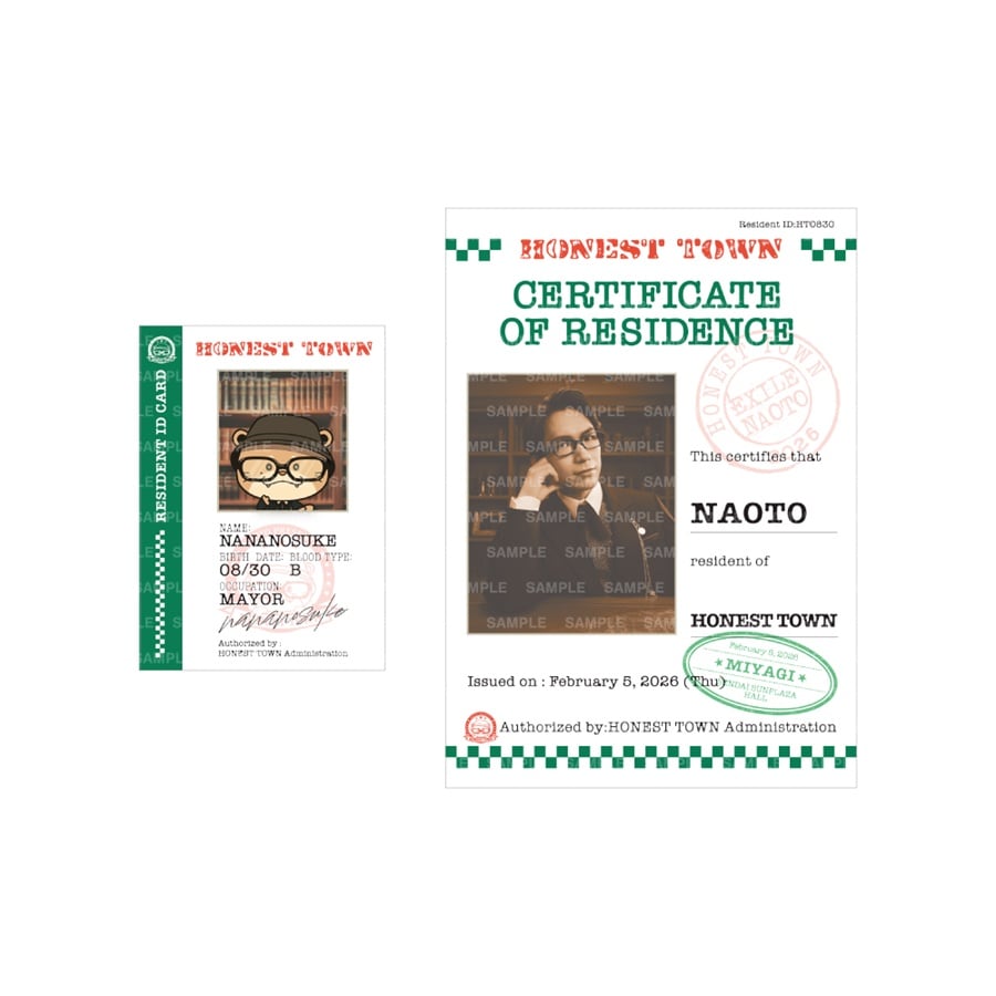 【宮城限定】HONEST TOWN CARD 2枚セット 詳細画像 OTHER 1