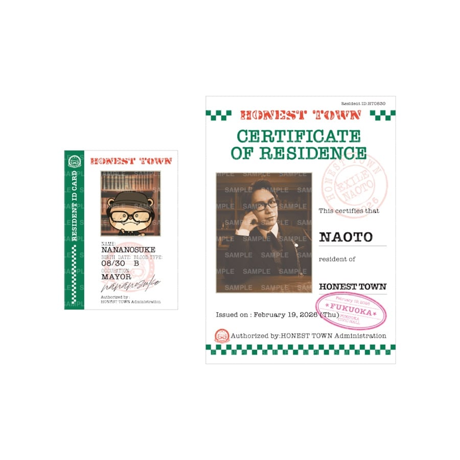 【福岡限定】HONEST TOWN CARD 2枚セット 詳細画像 OTHER 1