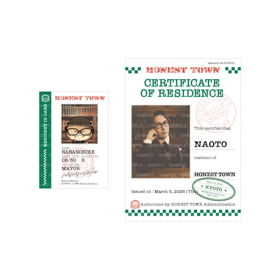 【京都限定】HONEST TOWN CARD 2枚セット 詳細画像 OTHER 1