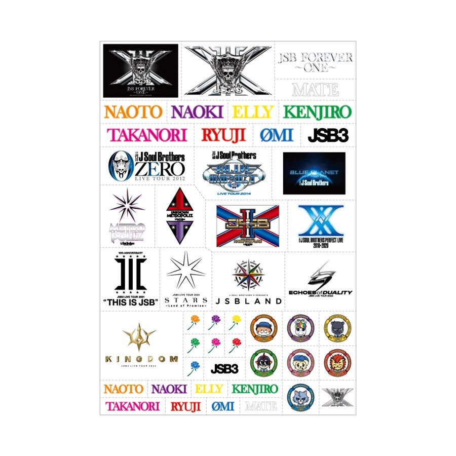 JSB FOREVER ～ONE～ タトゥーシール 詳細画像 カラー共通 1