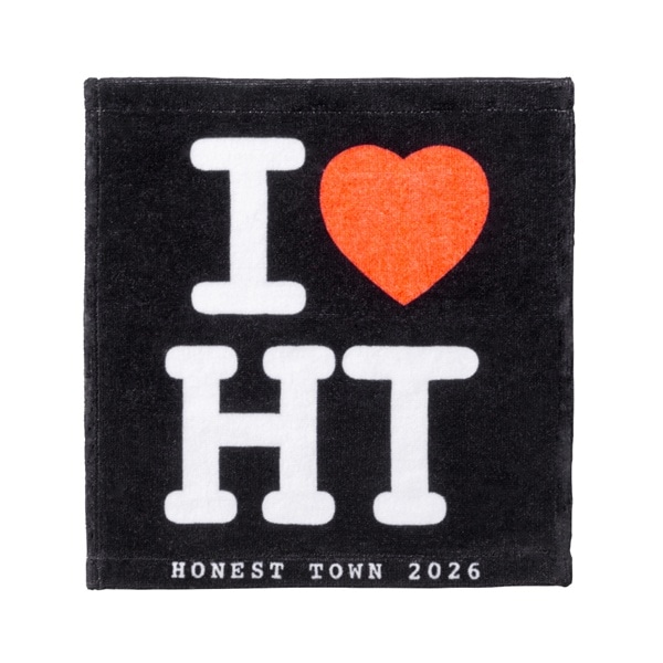HONEST TOWN I♡HT ハンドタオル