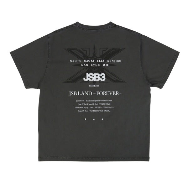 JSB LAND ～FOREVER～ Tシャツ/CHARCOAL 詳細画像