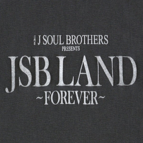 JSB LAND ～FOREVER～ Tシャツ/CHARCOAL 詳細画像