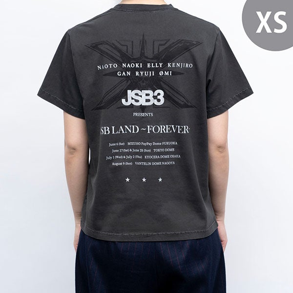 JSB LAND ～FOREVER～ Tシャツ/CHARCOAL 詳細画像