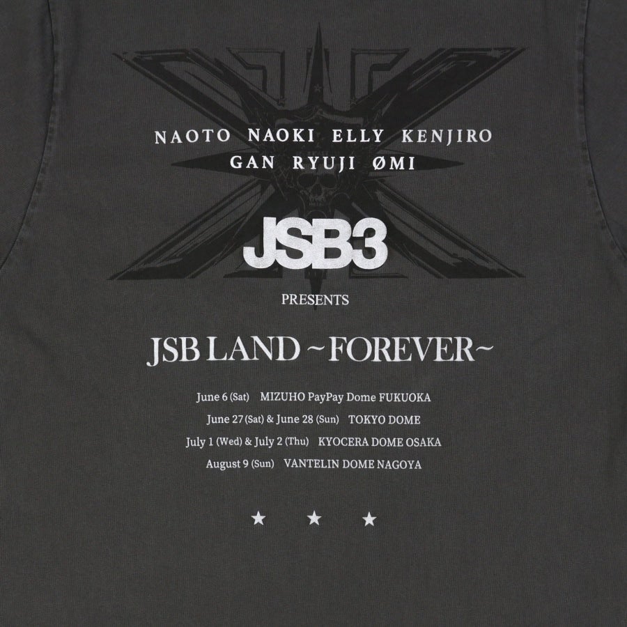 JSB LAND ～FOREVER～ Tシャツ/CHARCOAL 詳細画像 カラー共通 3