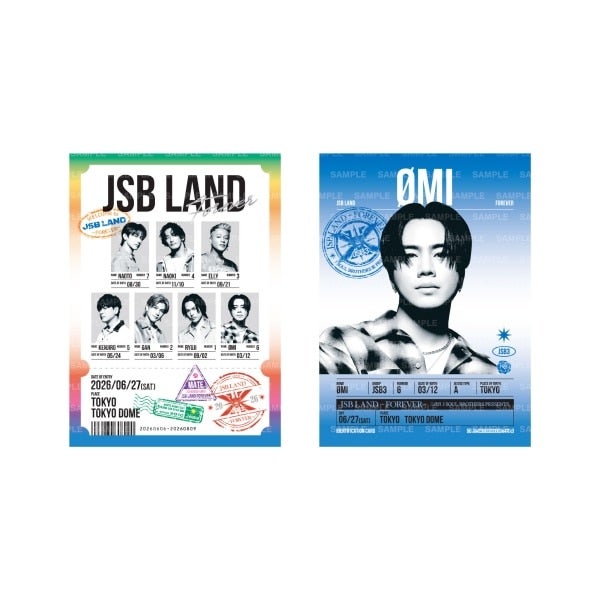 【6/27東京】JSB LAND ～FOREVER～ 御楽印2枚セット 詳細画像