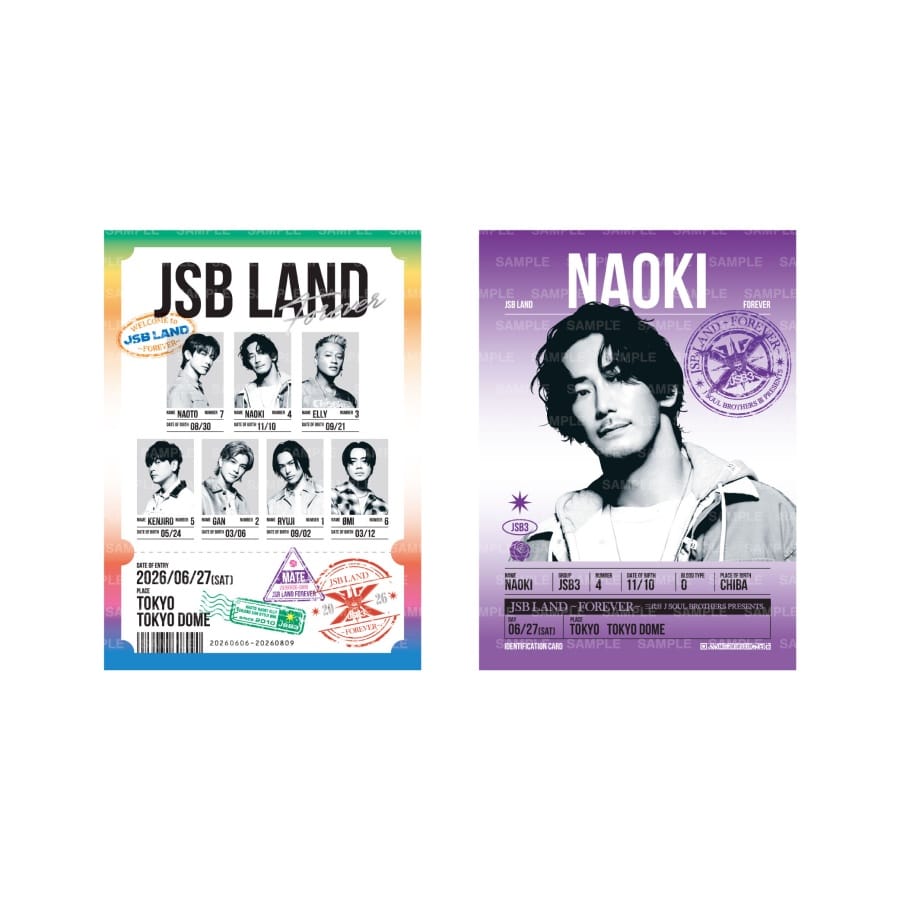 【6/27東京】JSB LAND ～FOREVER～ 御楽印2枚セット 詳細画像 小林直己 1
