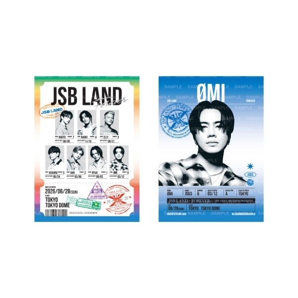 【6/28東京】JSB LAND ～FOREVER～ 御楽印2枚セット 詳細画像
