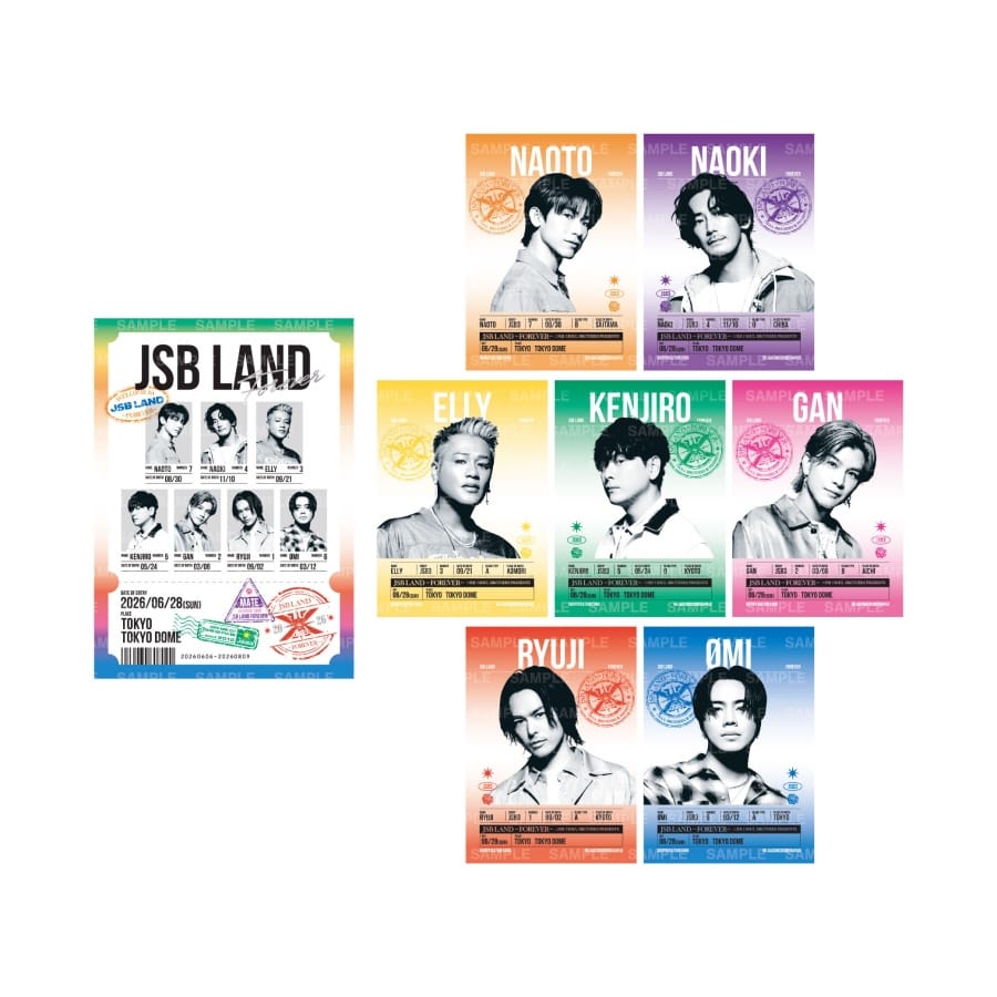 【6/28東京】JSB LAND ～FOREVER～ 御楽印2枚セット 詳細画像 カラー共通 1