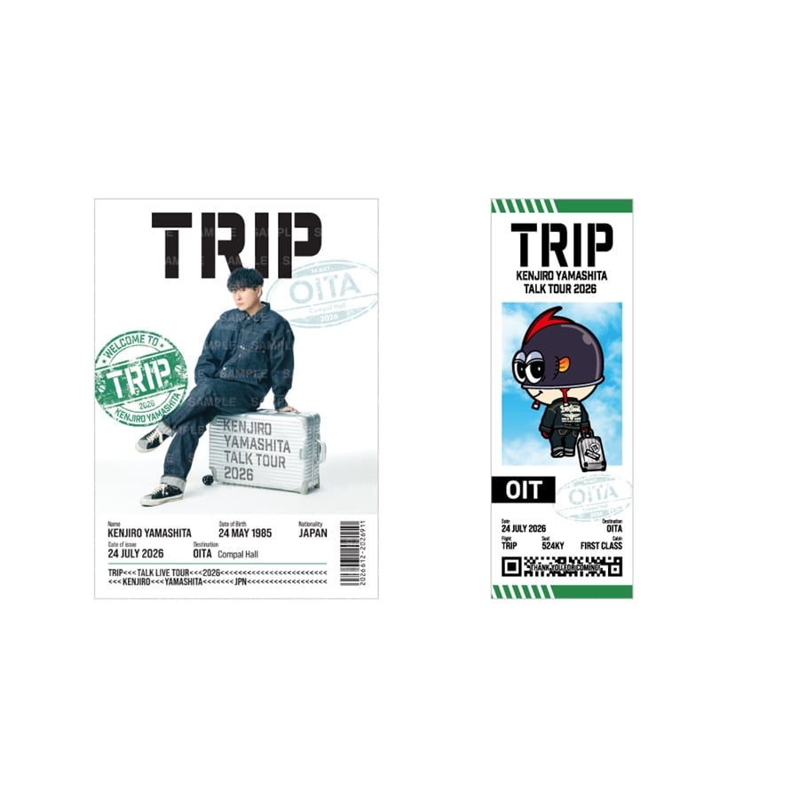【会場限定】TRIP 御楽印ステッカーセット 詳細画像 7/24大分 1