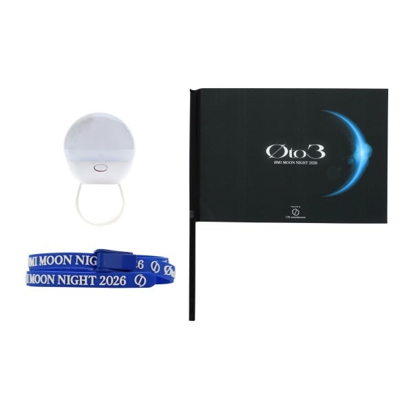 &Oslash; to 3 Flag・Ring Light・Rubber Bracelet Set