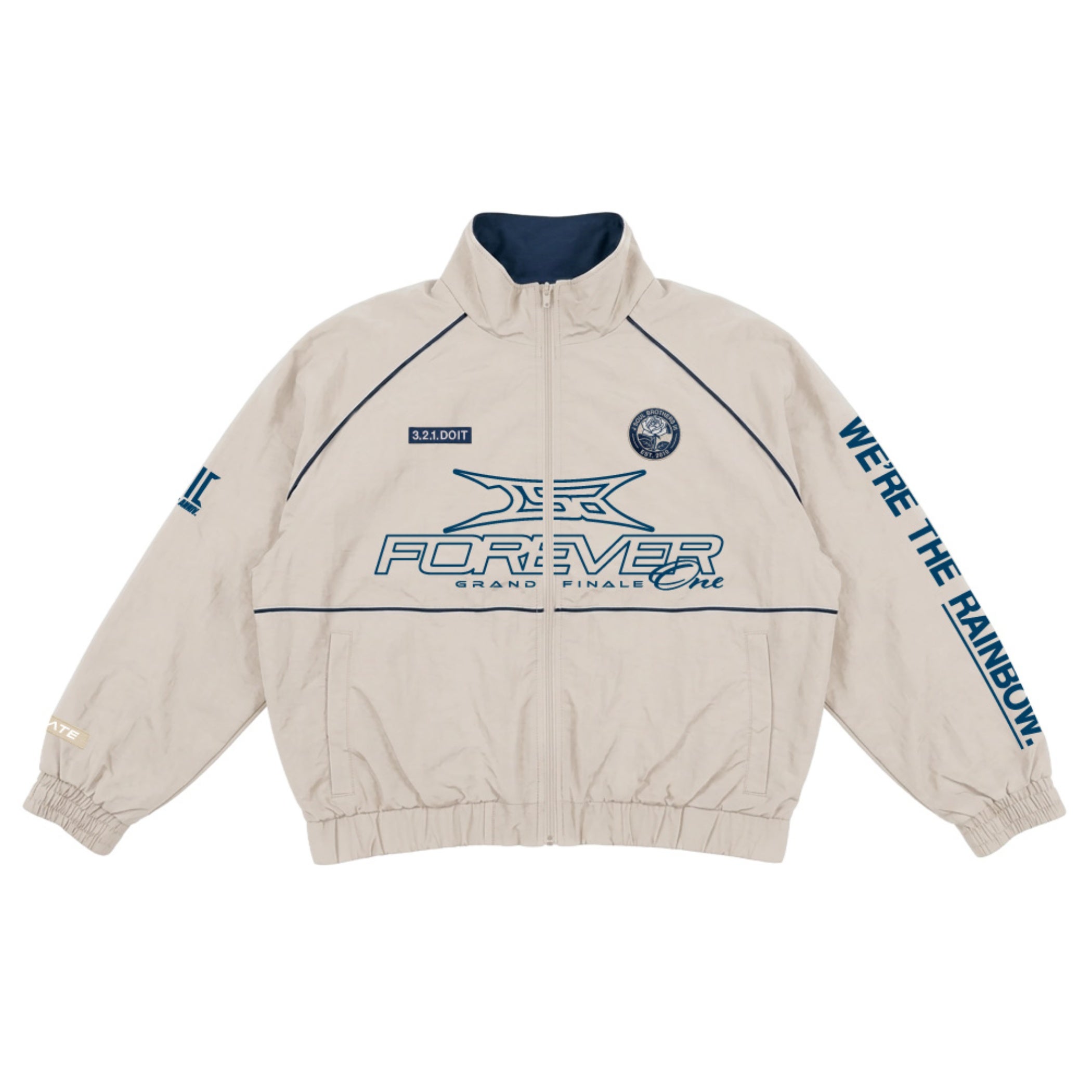 ☆J.S.B. ウィンドブレーカー Sサイズ 青/黒☆ EXILE TRIBE STATION ONLINE STORE｜【FC限定】JSB FOREVER ONE
