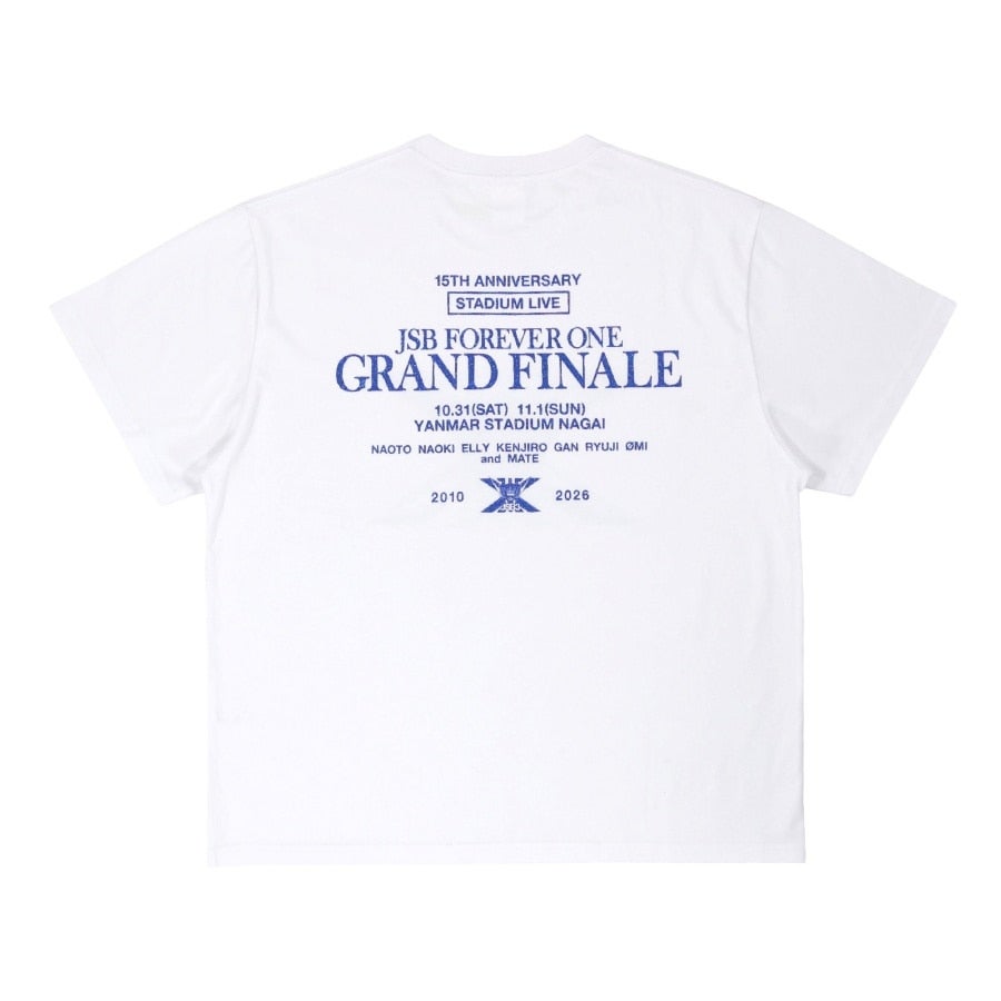 JSB FOREVER ONE GRAND FINALE ロゴTシャツ/WHITE 詳細画像 カラー共通 1