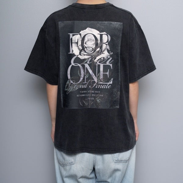 JSB FOREVER ONE GRAND FINALE ローズグラフィックTシャツ/CHARCOAL 詳細画像