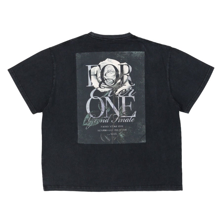 JSB FOREVER ONE GRAND FINALE ローズグラフィックTシャツ/CHARCOAL 詳細画像 CHARCOAL 1