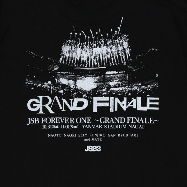 JSB FOREVER ONE GRAND FINALE グラフィックロングスリーブTシャツ/BLACK 詳細画像