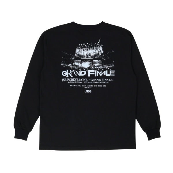 JSB FOREVER ONE GRAND FINALE グラフィックロングスリーブTシャツ/BLACK