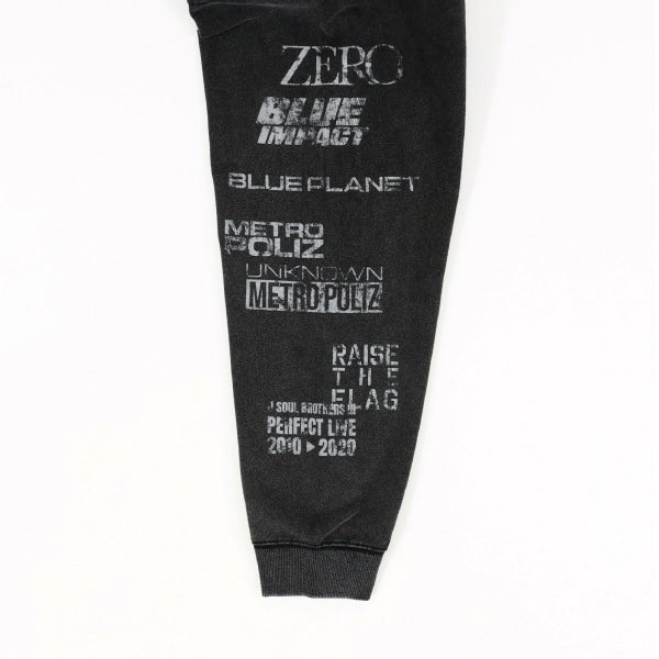 JSB FOREVER ONE GRAND FINALE ZIPパーカー/CHARCOAL 詳細画像