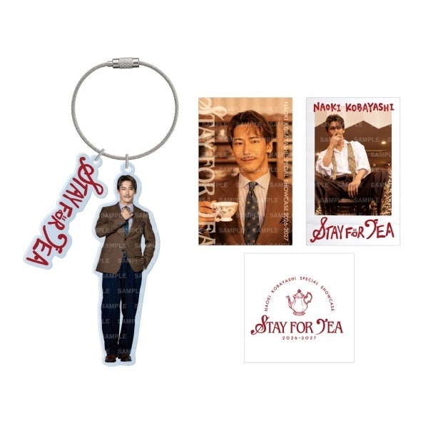 STAY FOR TEA アクリルキーホルダー&ステッカー3枚セット