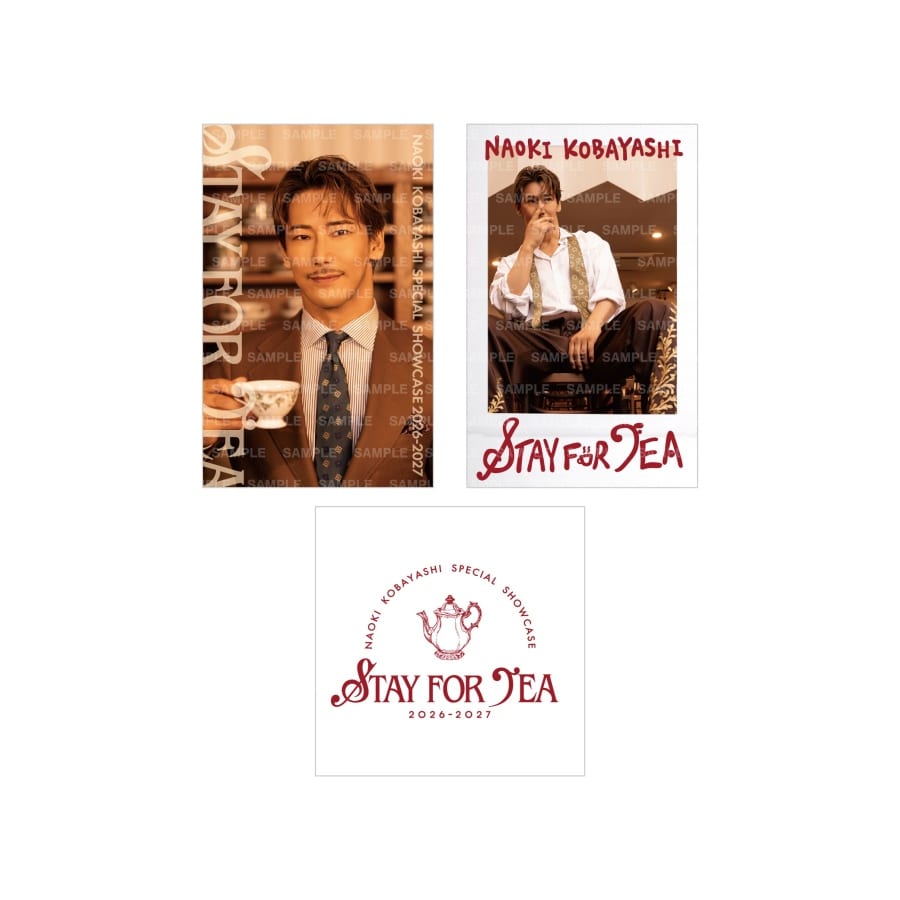 STAY FOR TEA アクリルキーホルダー&ステッカー3枚セット 詳細画像 カラー共通 2