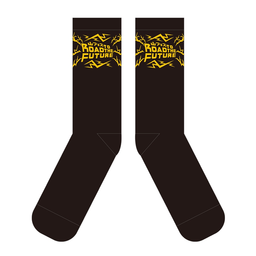山フェス2026 ロゴ靴下 詳細画像 BLACK 1