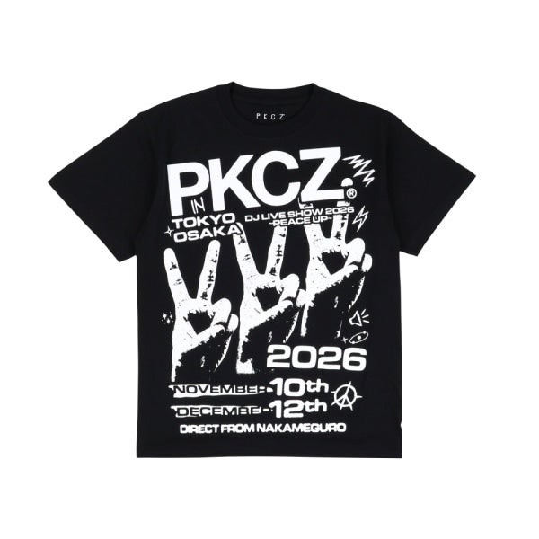 PKCZ&reg; DJ LIVE SHOW 2026 ～PEACE UP～ Tシャツ/BLACK