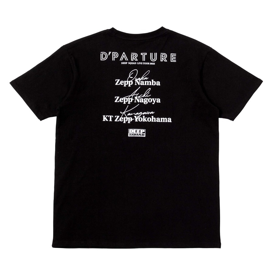 D'PARTURE ツアーTシャツ 詳細画像 BLACK 1