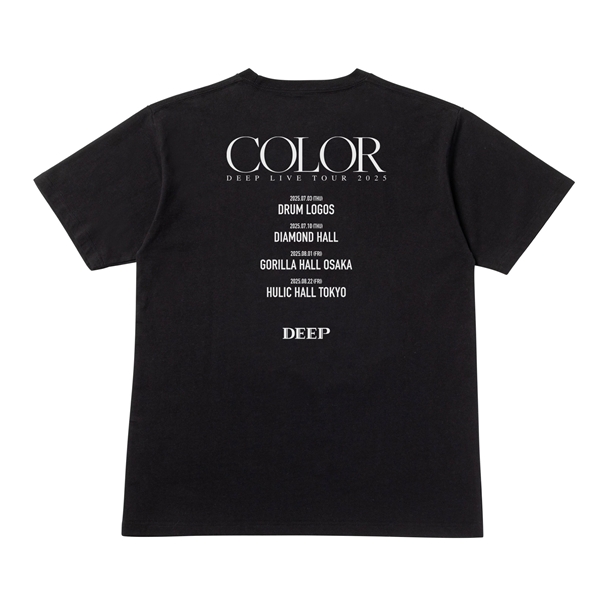 COLOR Tシャツ/BLACK 詳細画像