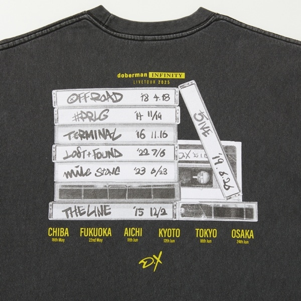 D.X TOUR Tシャツ/GRAY 詳細画像