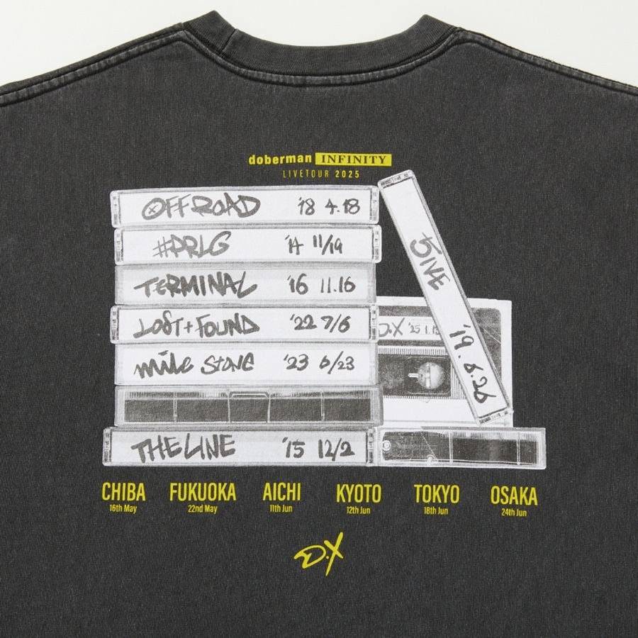 D.X TOUR Tシャツ/GRAY 詳細画像 カラー共通 4