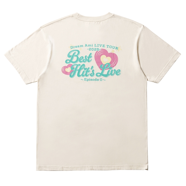 BEST HIT'S LIVE ツアーTシャツ/IVORY 詳細画像