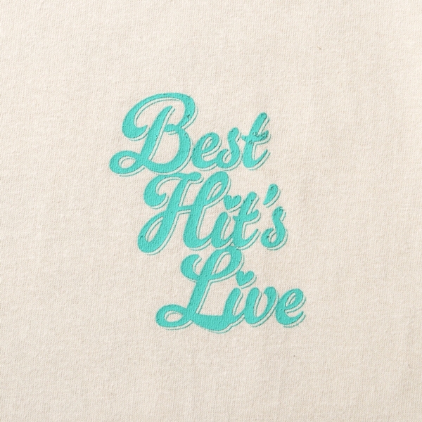 BEST HIT'S LIVE ツアーTシャツ/IVORY 詳細画像