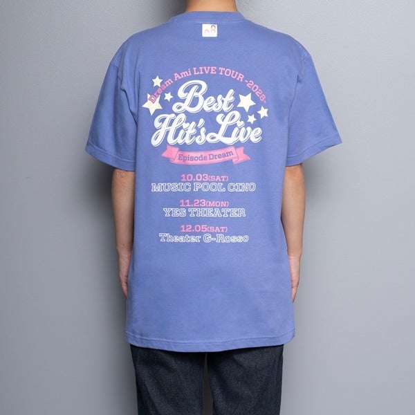 Best Hit&rsquo;s Live ～Episode Dream～ フォトカード付きTシャツ/BLUE 詳細画像