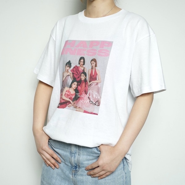 Happiness フォトTシャツ/WHITE 詳細画像