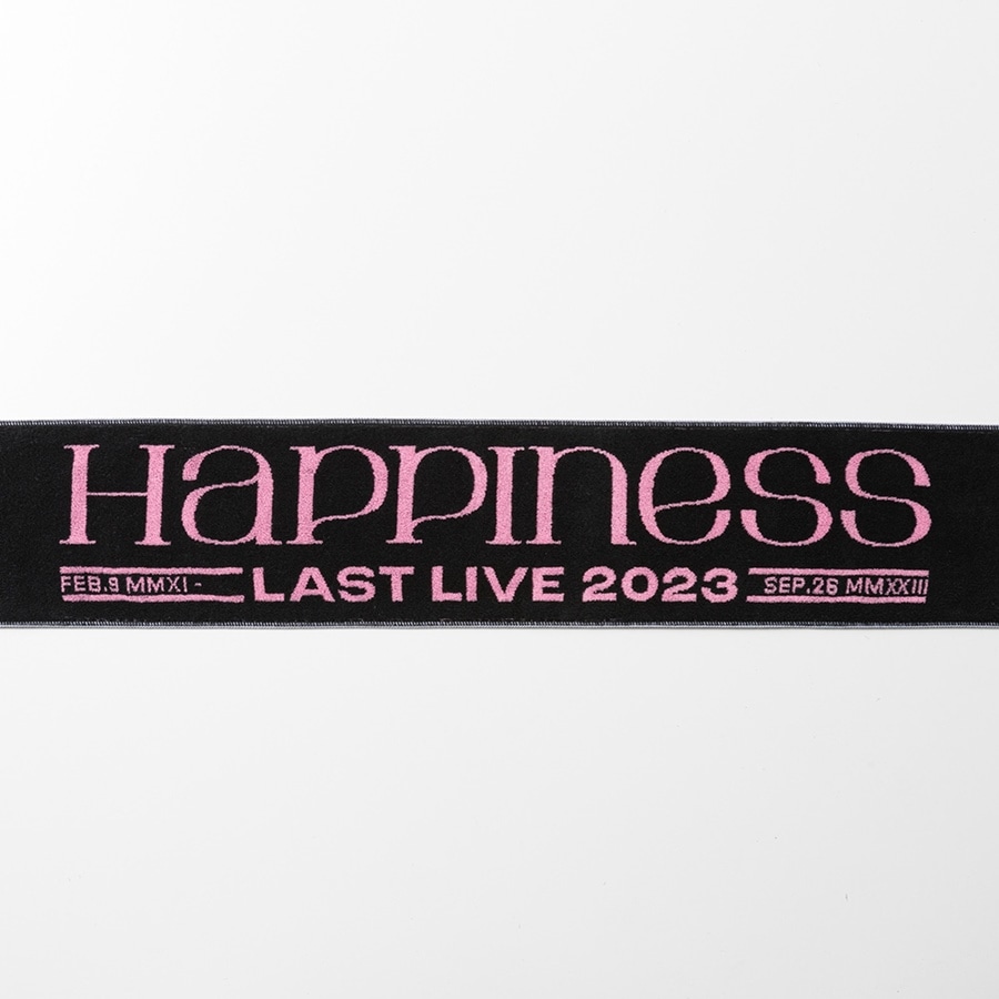 Happiness マフラータオル 詳細画像 BLACK 1