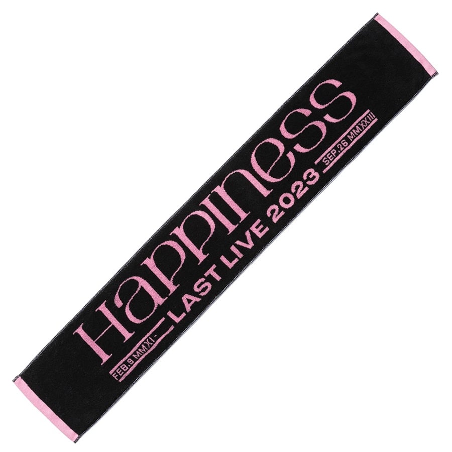 Happiness マフラータオル 詳細画像 BLACK 1