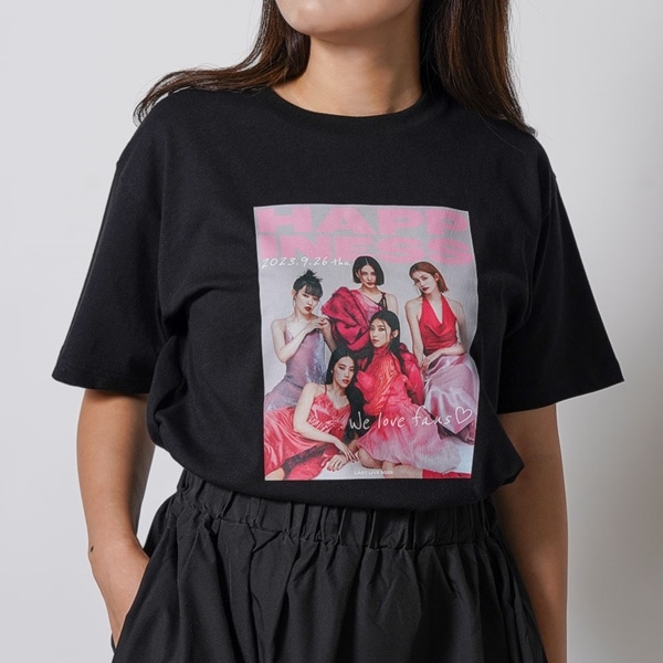 Happiness フォトTシャツ/BLACK 詳細画像