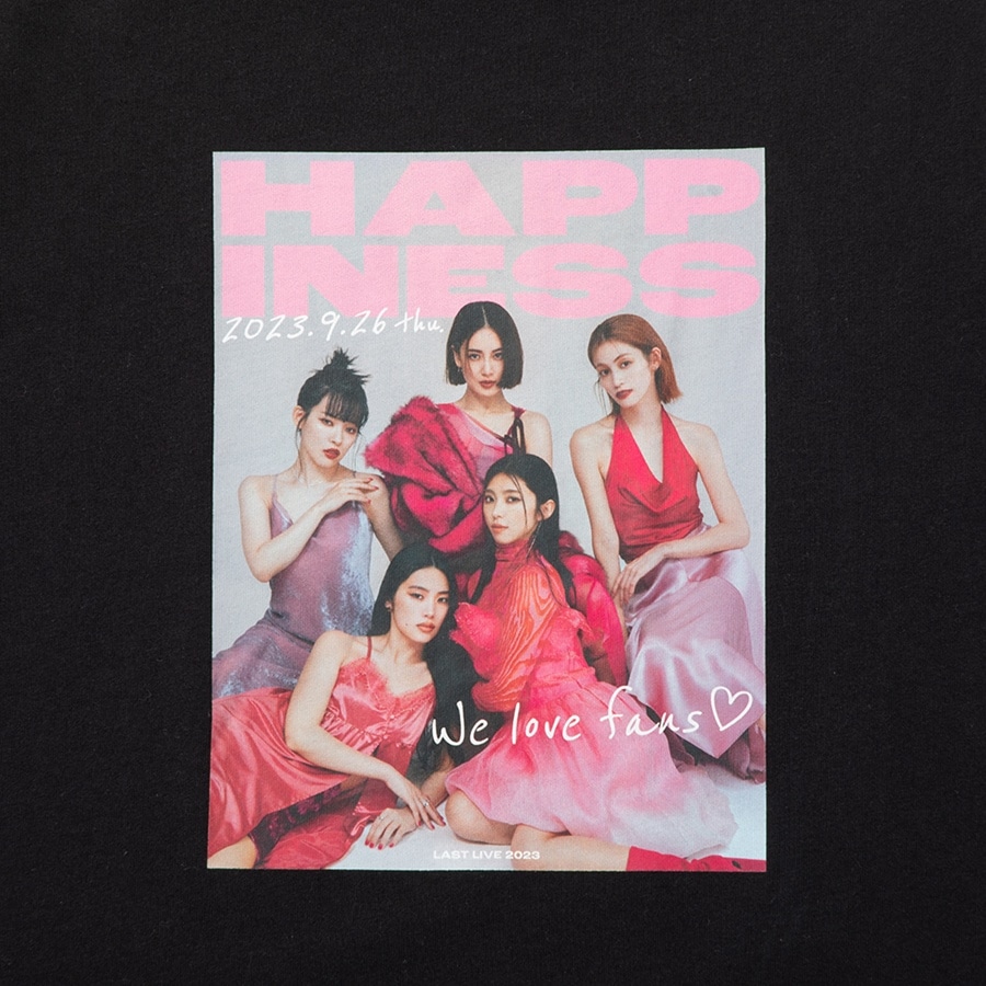 Happiness フォトTシャツ/BLACK 詳細画像 BLACK 2
