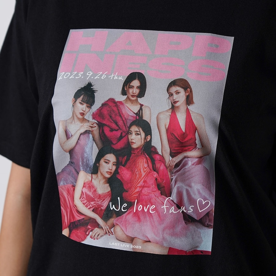Happiness フォトTシャツ/BLACK 詳細画像 BLACK 6