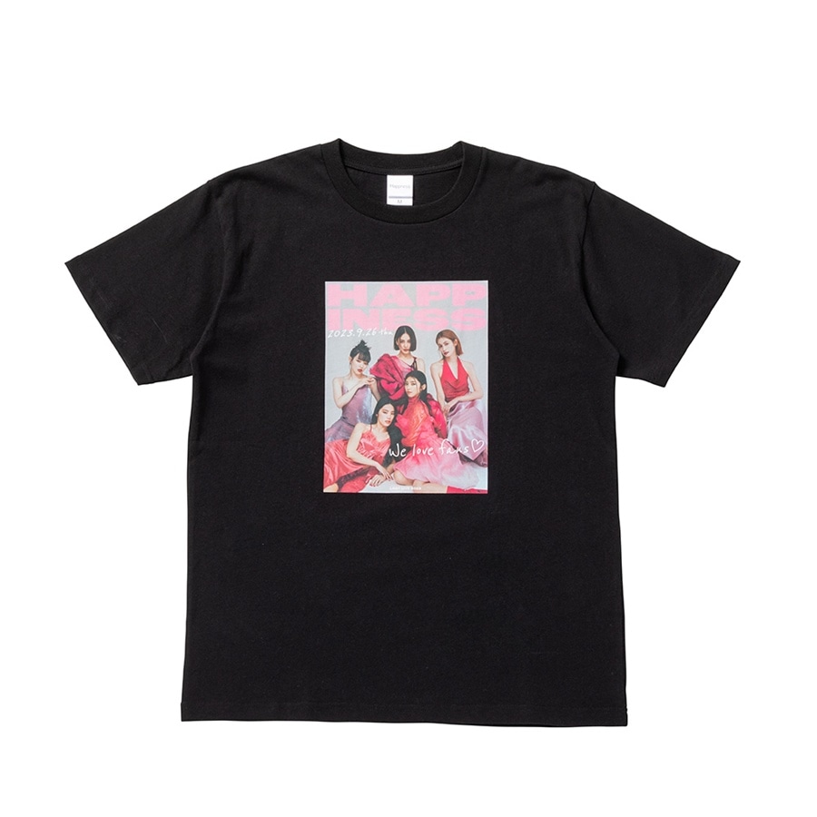 Happiness フォトTシャツ/BLACK 詳細画像 BLACK 1