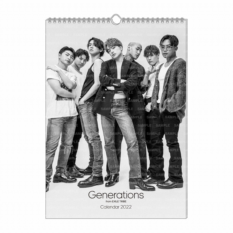 Exile Tribe Station Online Store Generations 22 カレンダー 壁掛け