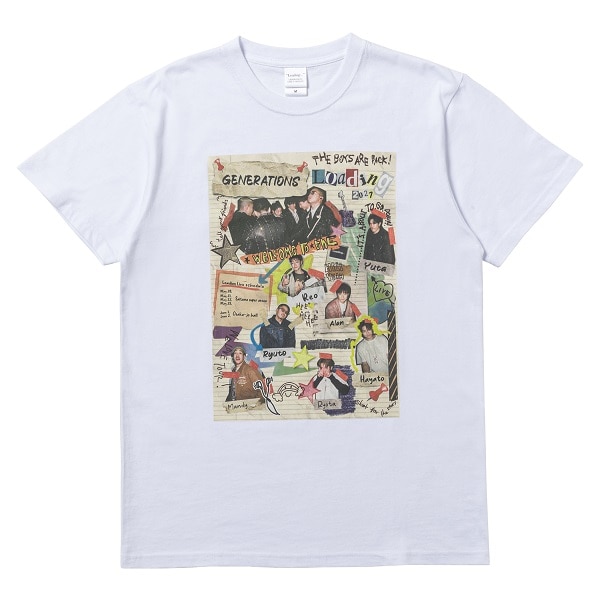 Exile Tribe Station Online Store Loading フォトtシャツ White Exile Tribe Station Online Store Loading フォトtシャツ White