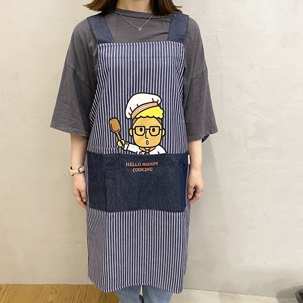ハローメンディーキッチン エプロン 詳細画像