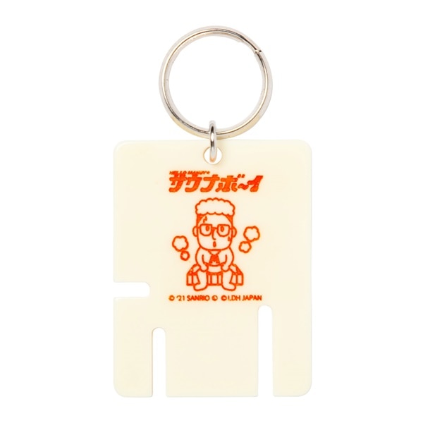 サウナボーイ×ハローメンディー ロッカーキーホルダー